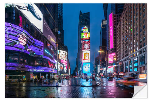 Vinilo para la pared Times Square en Midtown Manhattan