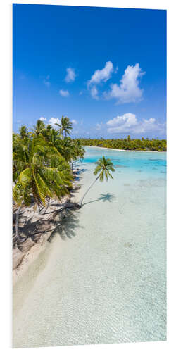 Foam board print Blue lagoon on Fakarava