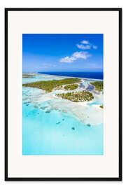 Gerahmter Kunstdruck Urlaub im Südseeparadies