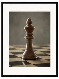 Kehystetty taidepainatus Let's play Chess - Bishop