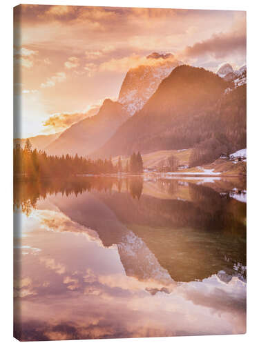 Leinwandbild Zauberwald am Hintersee