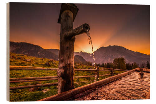 Trebilde Sunset on the Alm