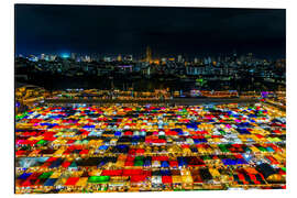 Magnettafel Ratchada Nachtmarkt in Bangkok, Thailand