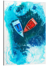 Magnettafel Zwei Beiboote