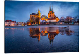 Gallery print Erfurt - Domplatz in the mirror