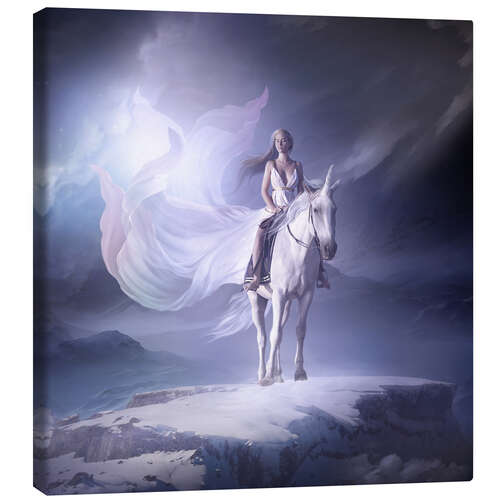Lerretsbilde White unicorn