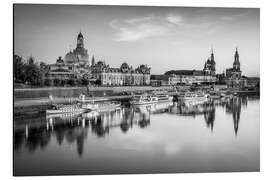 Magnettafel Dresden monochrom