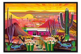 Gerahmter Kunstdruck Wüstenheim