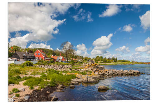 Foam board print Coast on Bornholm, Denmark