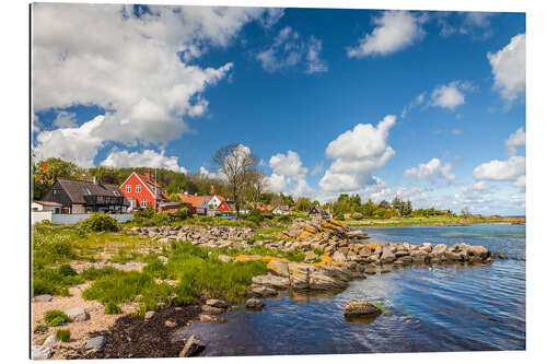 Tableau en plexi-alu Côte sur Bornholm, Danemark