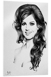 Acrylic print Claudia Cardinale