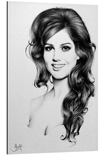 Tableau en aluminium Claudia Cardinale