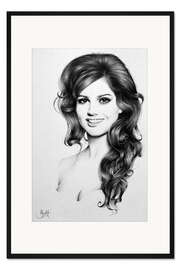 Gerahmter Kunstdruck Claudia Cardinale