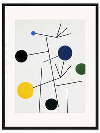 Gerahmter Kunstdruck Steigend, fallend, fliegend