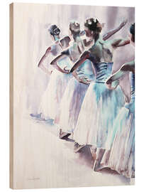 Wood print Ballett II - Aimee Del Valle