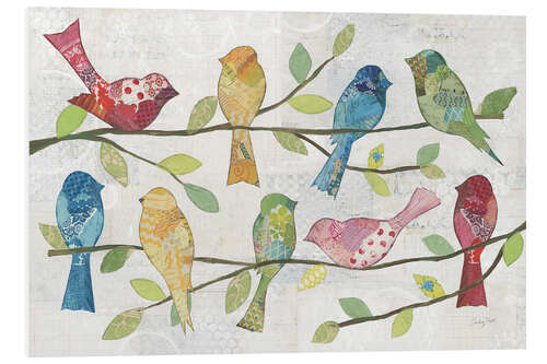 PVC print Chirping birds