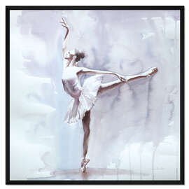 Gerahmter Kunstdruck Dunkly Arabeske