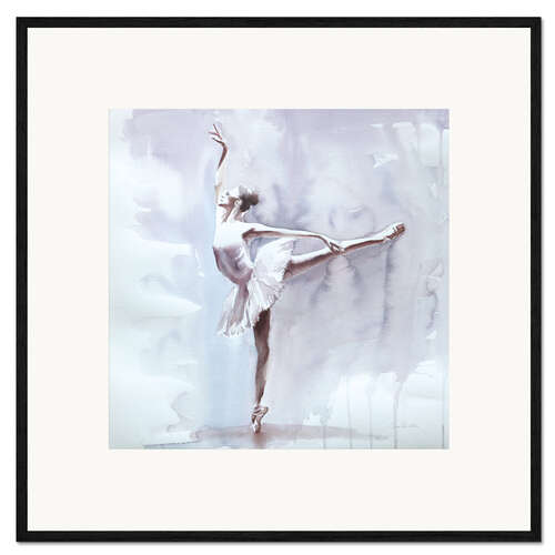 Plakat artystyczny premium w ramie Dusky arabesque