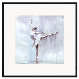 Framed art print Dusky arabesque