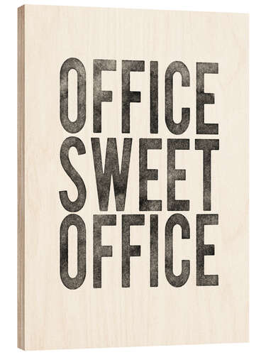 Tableau en bois Office Sweet Office