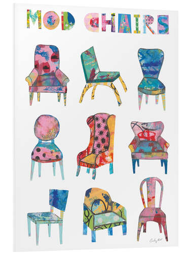 Foam board print Mod Chairs