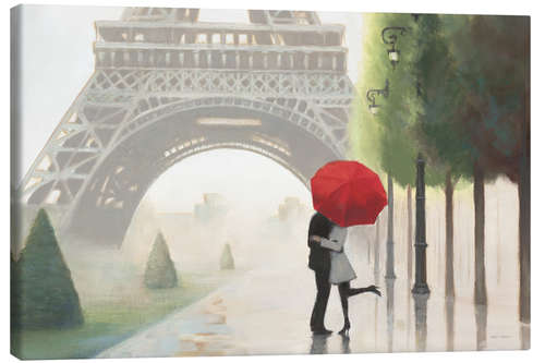 Canvas print Romance in Paris