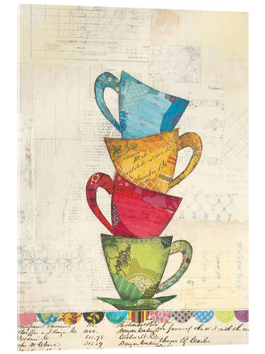 Acrylglasbild Kaffeezeit