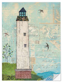 Wandsticker Küstenleuchtturm I