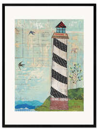 Impression artistique encadrée Coastal Lighthouse II