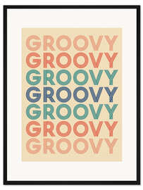 Gerahmter Kunstdruck Groovy