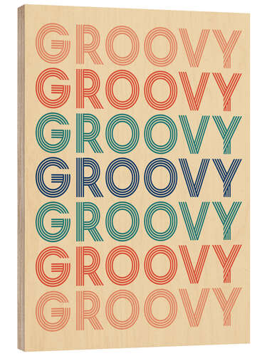 Stampa su legno Groovy