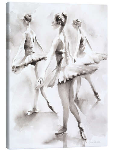 Canvas print Three ballerinas
