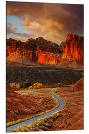 Magnettafel Capitol Reef bei Sonnenuntergang, Utah, USA