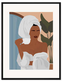 Gerahmter Kunstdruck Kaffee am Morgen