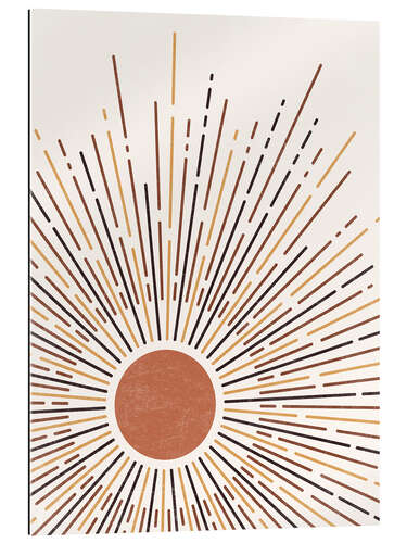 Quadro em plexi-alumínio Boho Sun I