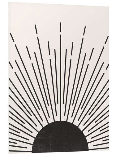 Foam board print Scandinavian sunset