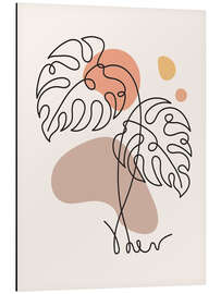 Magnettafel Monstera Blatt I