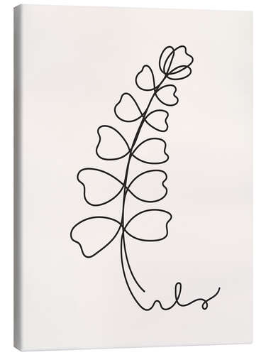 Canvas print Botanical line art