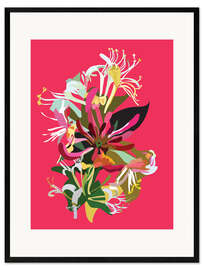 Framed art print Honeysuckle