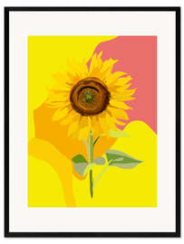 Framed art print Sunflower