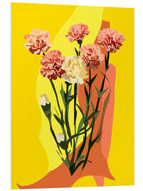 Foam board print Carnation