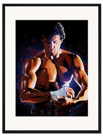Gerahmter Kunstdruck Rocky IV
