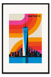 Gerahmter Kunstdruck New York 14