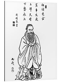 Tableau en aluminium Confucius