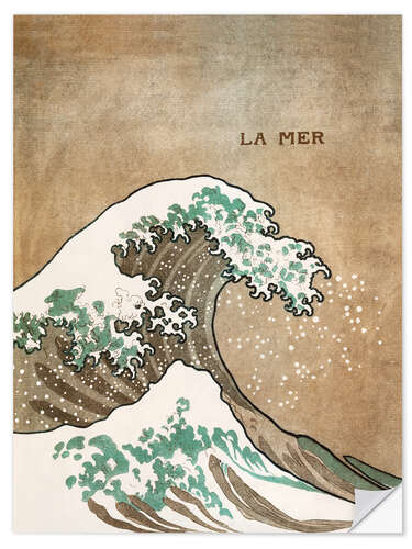 Wall sticker The Wave / The Sea (French)