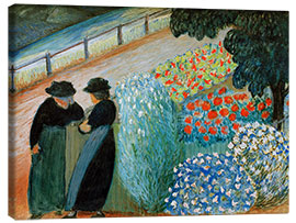 Lienzo Jardín de mujeres - Marianne von Werefkin