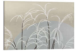 Magnettafel Mond und Gräser