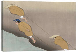 Canvas-taulu A boat is being pulled