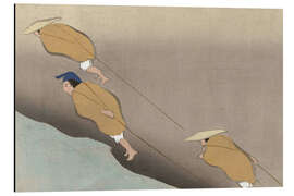 Magnettafel Ein Boot wird gezogen