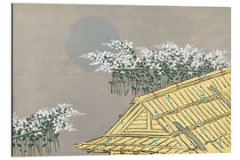 Magnettafel Weiße Blumen zu Hause